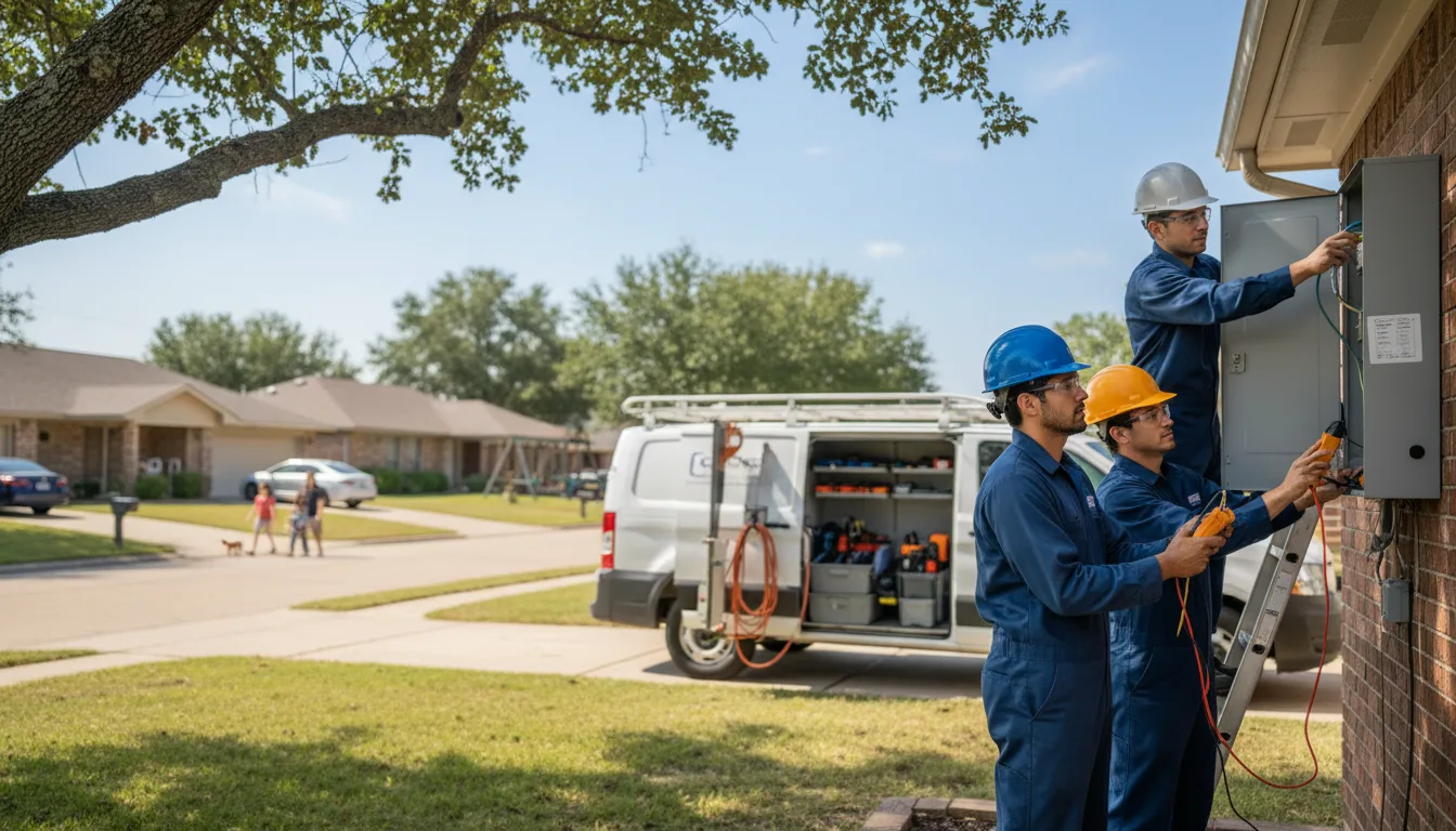 Certified electrician providing emergency electrical services in Fowlerton, IN